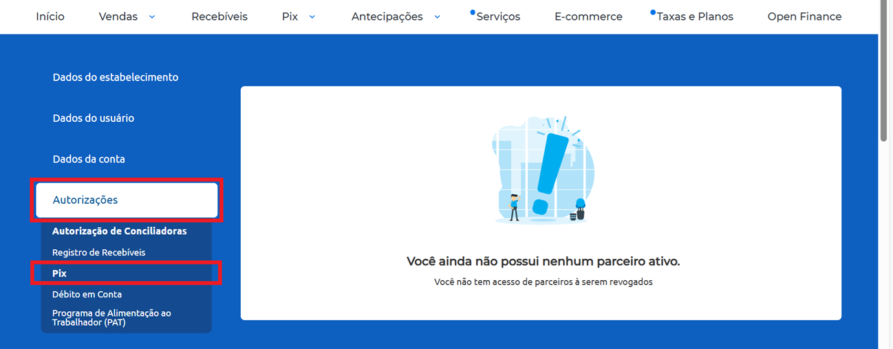 Autorizações Pix