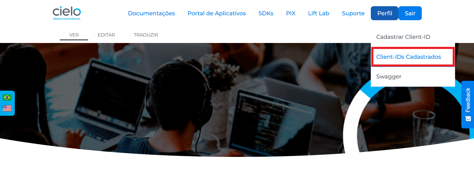 Como consultar Client IDs cadastrados