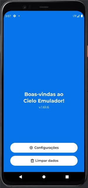 tela de boas vindas
