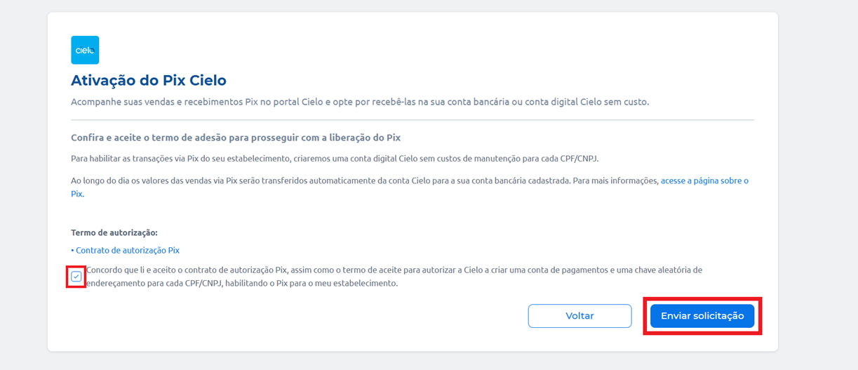 Iniciar habilitação