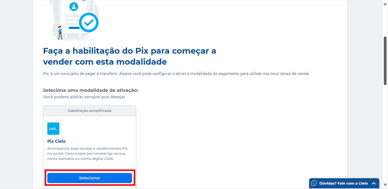Iniciar habilitação